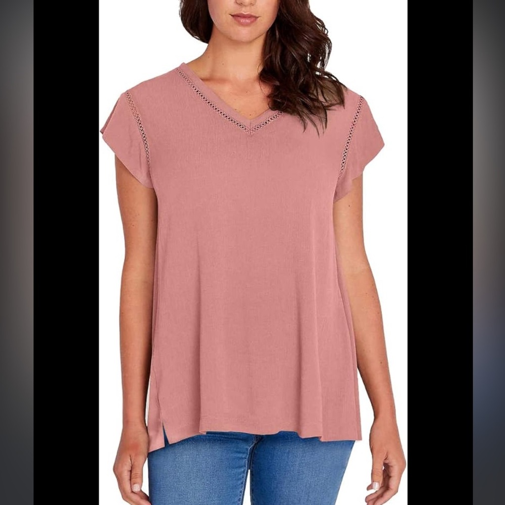 Buffalo Light Pink Medium Size Short Sleeve Top